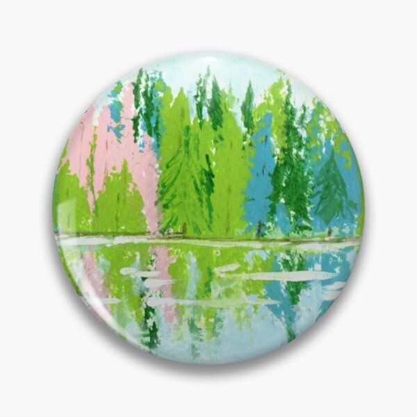 Item preview, Multicolored Christmas Forest With Message designed and sold by Art-by-Ahyoka.