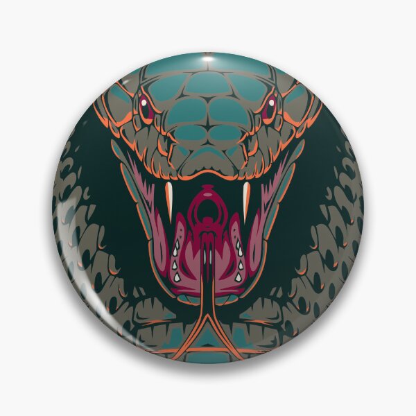 Item preview, Ferocious cobra facing forward designed and sold by CyberWindow.