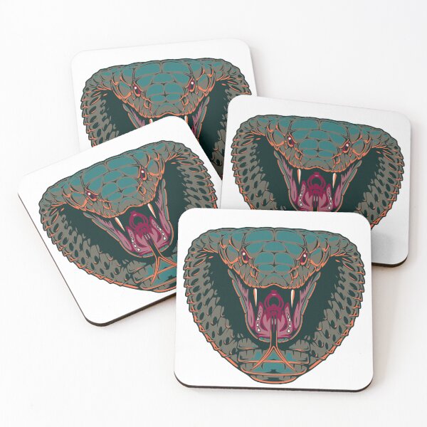 Item preview, Ferocious cobra facing forward designed and sold by CyberWindow.