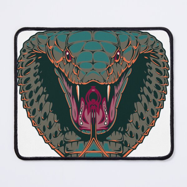 Item preview, Ferocious cobra facing forward designed and sold by CyberWindow.