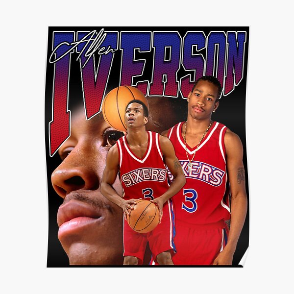 Throwback AI The Answer Iverson #3 High School Basketball Jersey