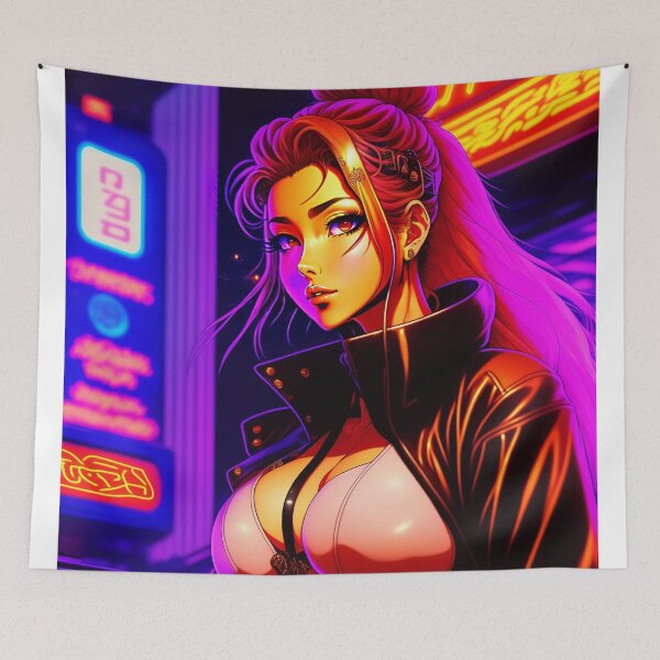 Item preview, Electric Dreams: Neon Nights in the Arcadia designed and sold by 90's Misaki.