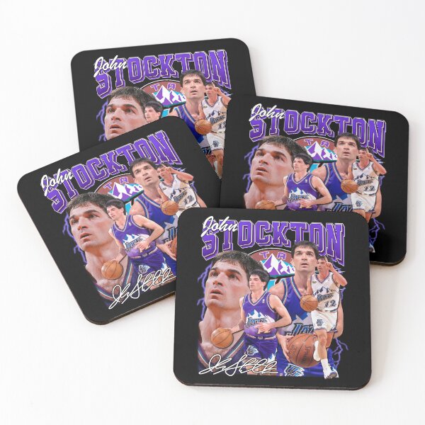 Item preview, John Stockton Legend Basketball Signature Vintage Retro 80s 90s Bootleg Rap Style designed and sold by humbertuks.