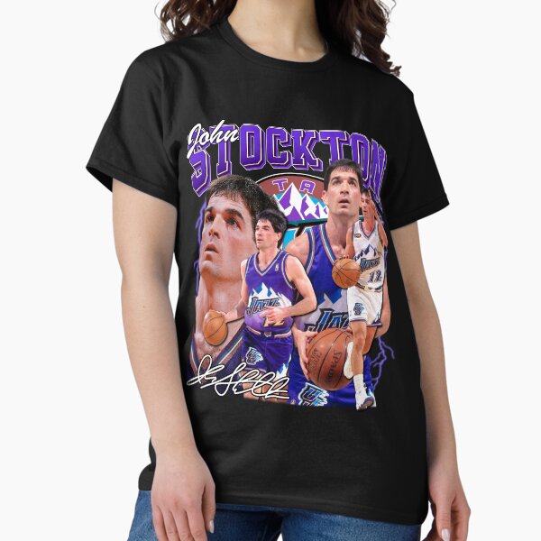 Item preview, John Stockton Legend Basketball Signature Vintage Retro 80s 90s Bootleg Rap Style designed and sold by humbertuks.