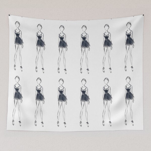 Item preview, Met Gala Sketch - 4 designed and sold by Praline Creative.