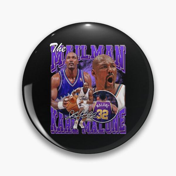 Item preview, KARL MALONE Vintage The Mail Man Basketball Legend Signature Retro 80s 90s Bootleg Rap Style designed and sold by humbertuks.