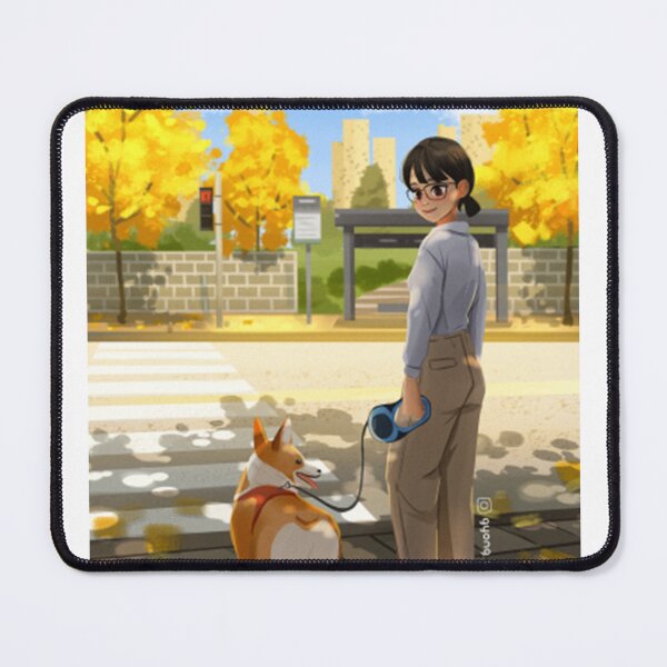 Item preview, A walk with the dog designed and sold by GroveReichert.