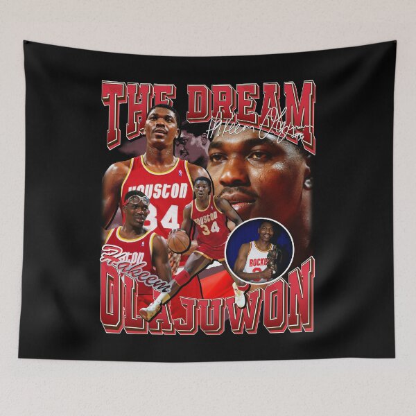 Item preview, Hakeem Olajuwon The Dream Vintage Basketball Legend Signature Retro 80s 90s Bootleg Rap Style designed and sold by humbertuks.