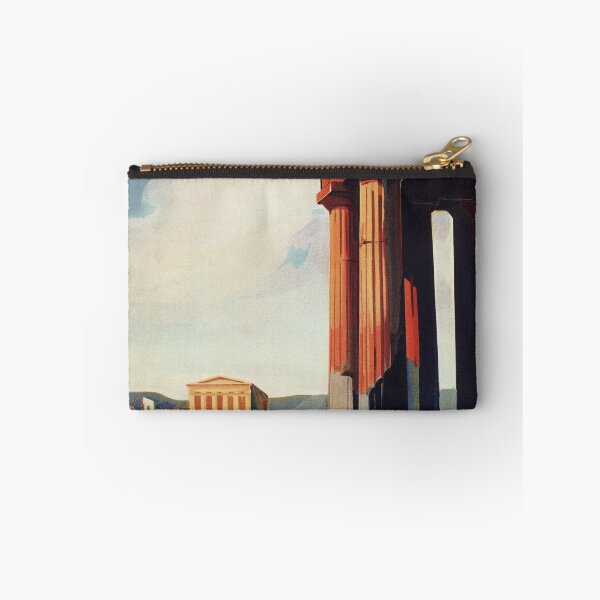 Item preview, Vintage 1920s Agrigento Italian travel ad designed and sold by aapshop.