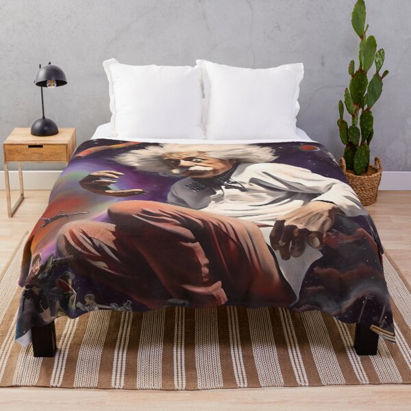 Item preview, Surrealistic Portrait of Einstein Crouched in the Immensity of the Universe designed and sold by SingularityGeek.