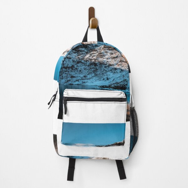 Item preview, Snow covered mountains overlooking frozen lake designed and sold by LeonieConsid.