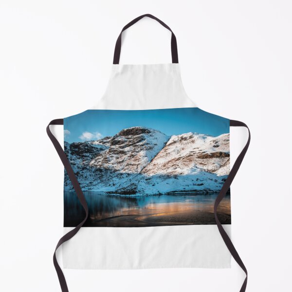 Item preview, Snow covered mountains overlooking frozen lake   designed and sold by LeonieConsid.