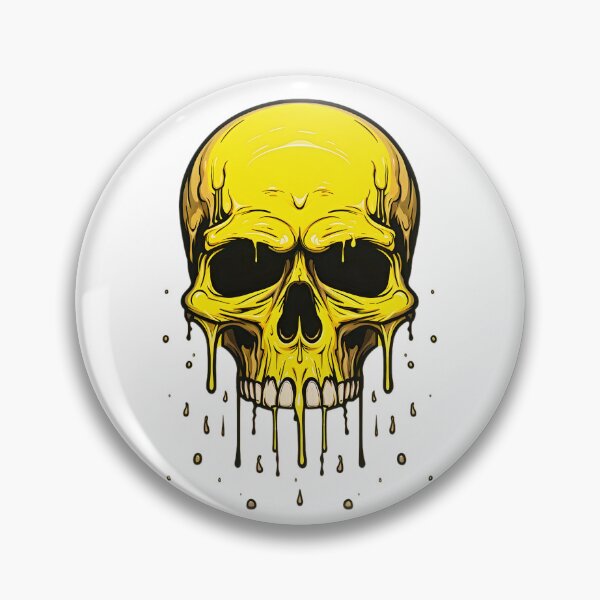 Item preview, Colorful Dripping Skull | Colorful Melting Skull | Graffiti Skull designed and sold by CoolHippoQuotes.