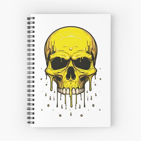 Item preview, Colorful Dripping Skull | Colorful Melting Skull | Graffiti Skull designed and sold by CoolHippoQuotes.
