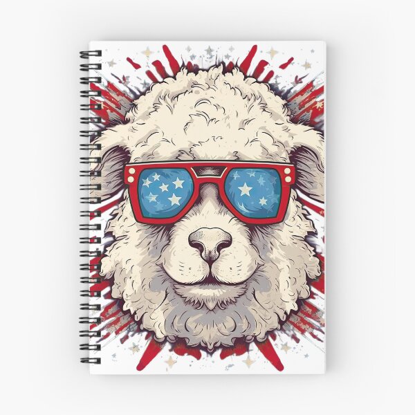 Item preview, American Sheep with Glasses designed and sold by Tuong Nguyen.