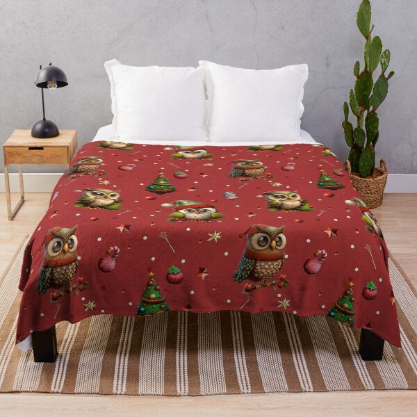 Item preview, Cute owl in a Christmas costume. New Year's illustration of an owl with Christmas funny designed and sold by Anastasiia Yurevych.