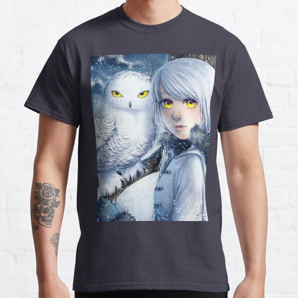 Regard de la chouette des neiges T-shirt classique