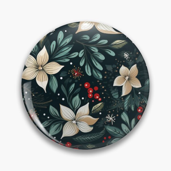 Artikelvorschau, Christmas flowers Poinsettia patterns entworfen und verkauft von ComerPrintCo.