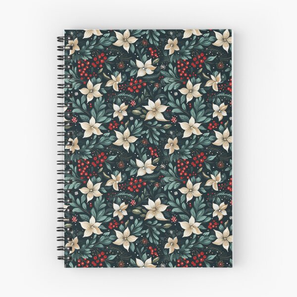 Aperçu de l'œuvre Christmas flowers Poinsettia patterns  créée et vendue par ComerPrintCo.