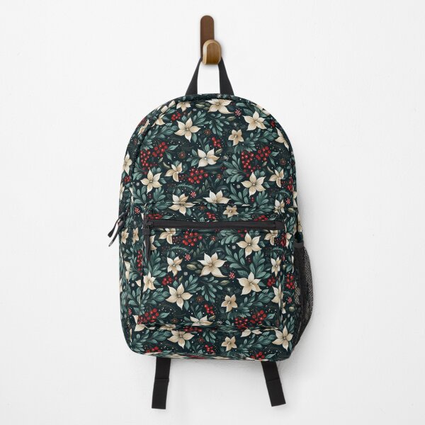 Artikelvorschau, Christmas flowers Poinsettia patterns entworfen und verkauft von ComerPrintCo.