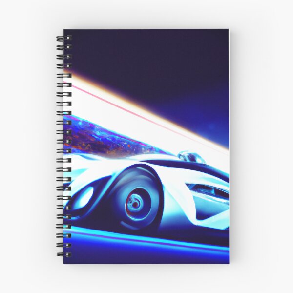 Item preview, Cyberpunk sport car on the light road designed and sold by ketsunr.