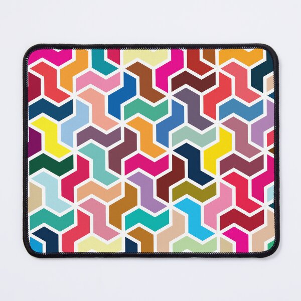 Item preview, Colorful geometric puzzle pattern designed and sold by ivanamilen.