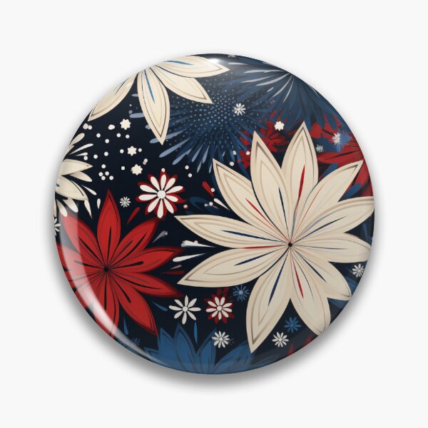 Artikelvorschau, Fourth of July Firework Flowers entworfen und verkauft von ComerPrintCo.