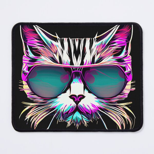 Item preview, Cat Cyberpunk Face/Katzen-Cyberpunk-Gesicht 4 designed and sold by Finity Atelier.