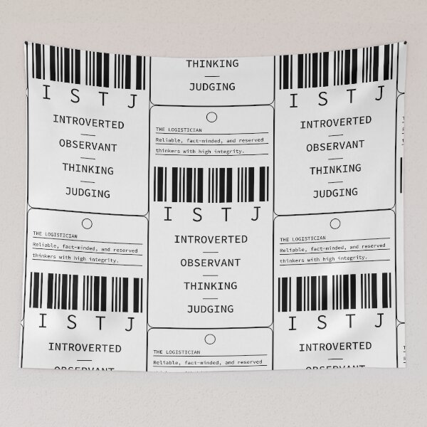 Item preview, ISTJ - The Logistician - Introverted Observant Thinking Judging designed and sold by Millusti.