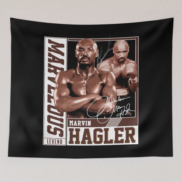 Item preview, Marvelous Marvin Hagler Vintage Boxing Legend Signature Retro 80s 90s Bootleg Rap Style designed and sold by kulhanekuk.