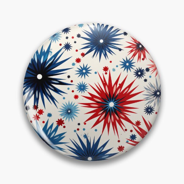 Artikelvorschau, Fourth of July Firework Flowers entworfen und verkauft von ComerPrintCo.