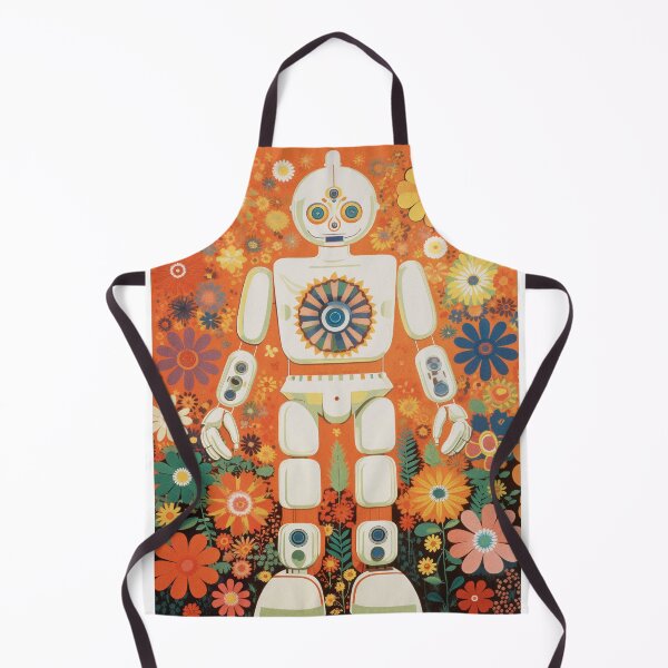 Item preview, Flower Power Robot designed and sold by Robots-Retros.