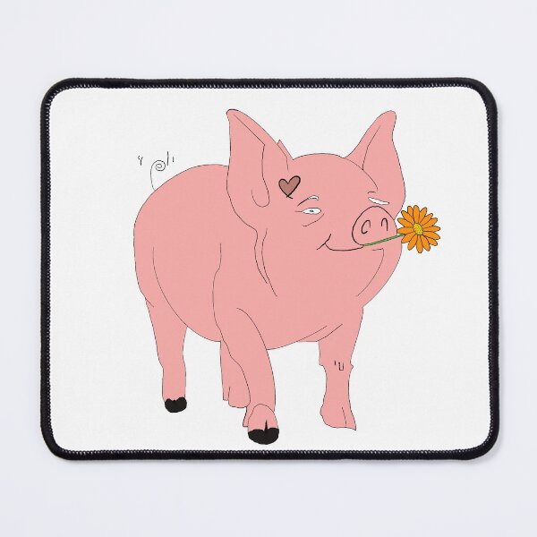 Item preview, Pig with a flower designed and sold by Jazpatisserie.