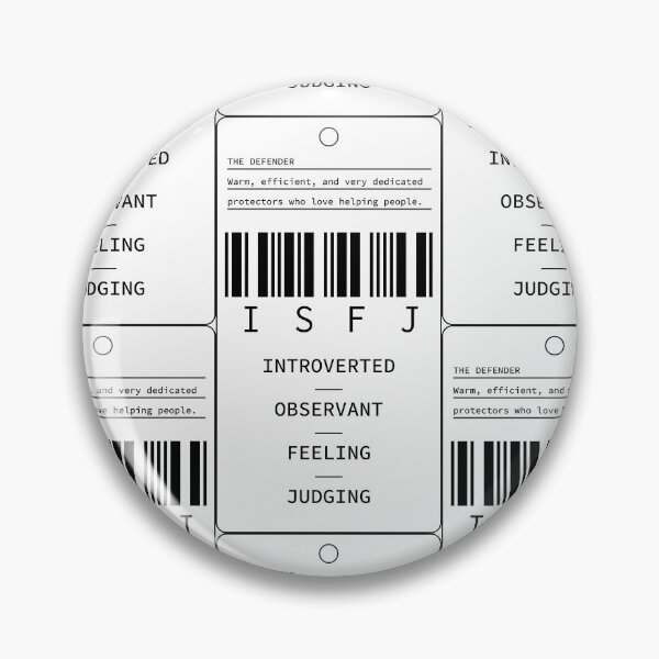 Item preview, ISFJ - The Defender - Introverted Observant Feeling Judging designed and sold by Millusti.
