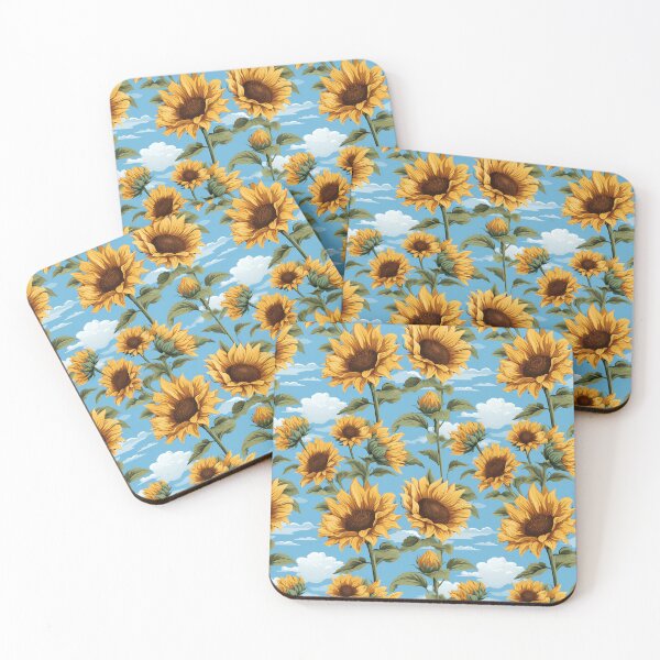 Item preview, Sunflowers in the Sky - Falling sunflowers designed and sold by ComerPrintCo.