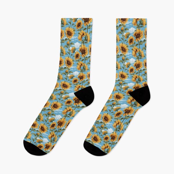 Aperçu de l'œuvre Sunflowers in the Sky - Falling sunflowers créée et vendue par ComerPrintCo.