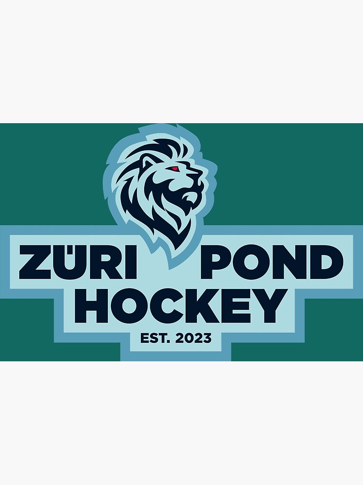 Thumbnail 3 of 3, Poster, Zurich Pond Hockey Small Logo designed and sold by FiveRustyStore.