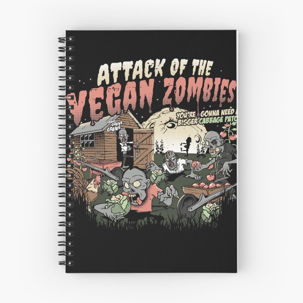 Item preview, Attack of the Vegan Zombies Funny Vegan Halloween designed and sold by Nerd Shizzle.