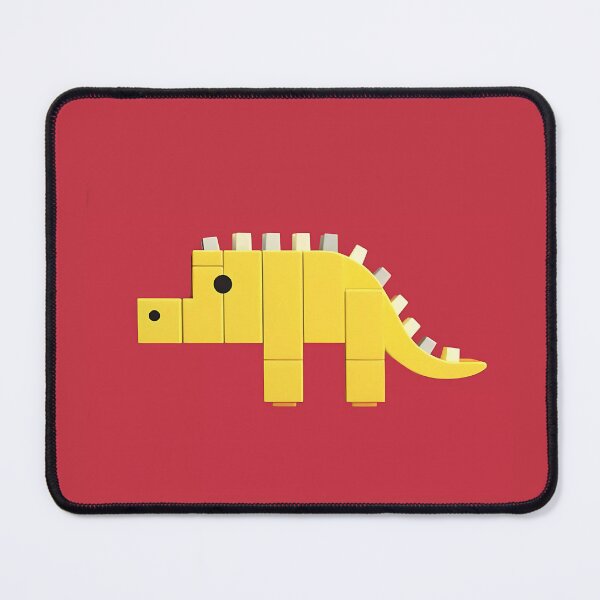 Item preview, Yellow Dinosaur Made of Building Blocks designed and sold by SingularityGeek.