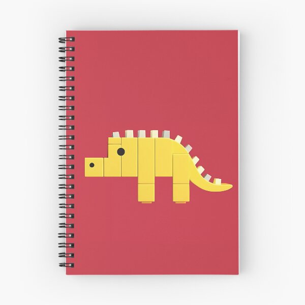 Item preview, Yellow Dinosaur Made of Building Blocks designed and sold by SingularityGeek.