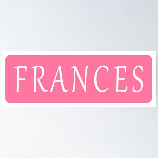 Item preview, Frances Girls Name designed and sold by Jeallan Designs.
