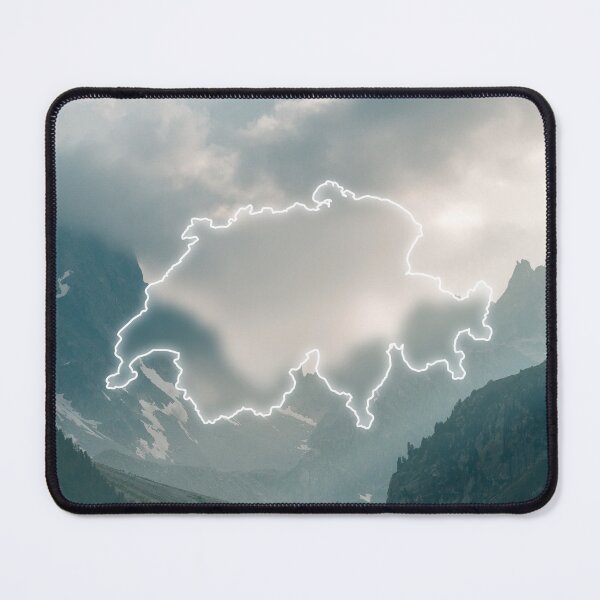 Item preview, Switzerland Country Map | Luminous Landscapes designed and sold by Visitify.