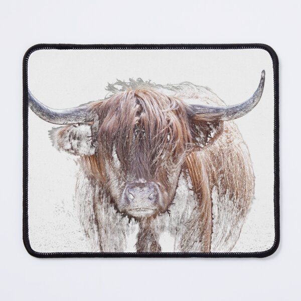 Item preview, A Highland Cow in Winter designed and sold by Leighton Collins.