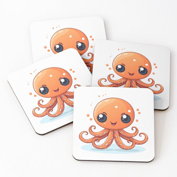 Item preview, Cute Smiling Octopus  designed and sold by ShepherdsPieMan.