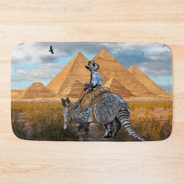 Item preview, Armadillo Cowboy at Giza Pyramids designed and sold by oz10.