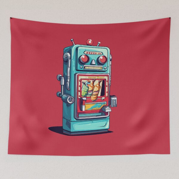 Item preview, Robot Vending Machine Retro style designed and sold by Sara-Design2.