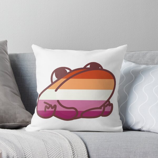 Item preview, lesbian pride frog designed and sold by inkteeth.