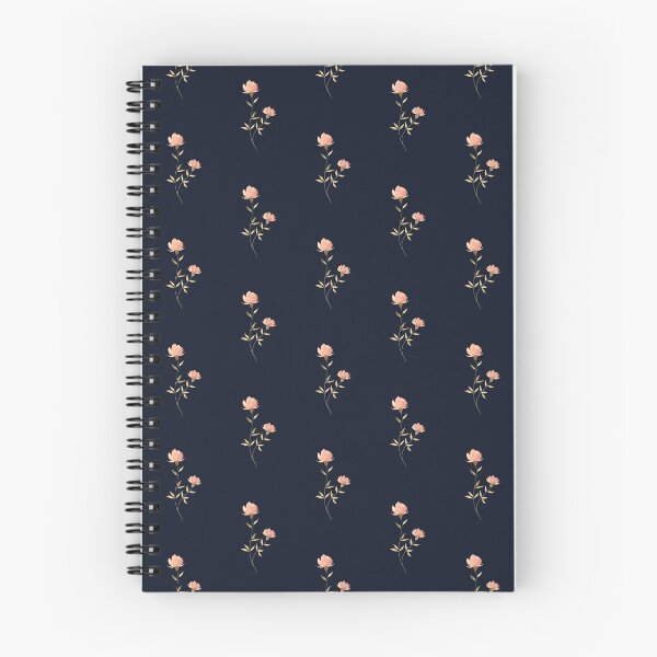 Item preview, Delicate Coral Flower on Deep Blueish Black designed and sold by AquarelleSurbhi.
