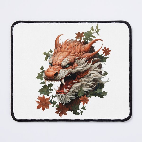 Item preview, An awe-inspiring illustration of a majestic Japanese dragon designed and sold by BogatyrovaOlena.
