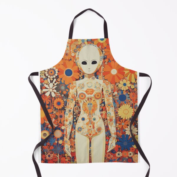 Item preview, alien flower power robot designed and sold by Robots-Retros.